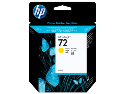 Cartouche d'encre HP 72 jaune - 69 ml