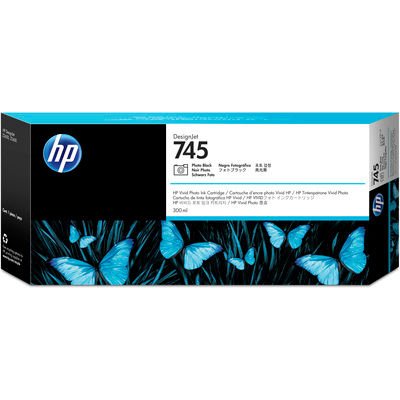 HP 745 Noir Photo 300 ml