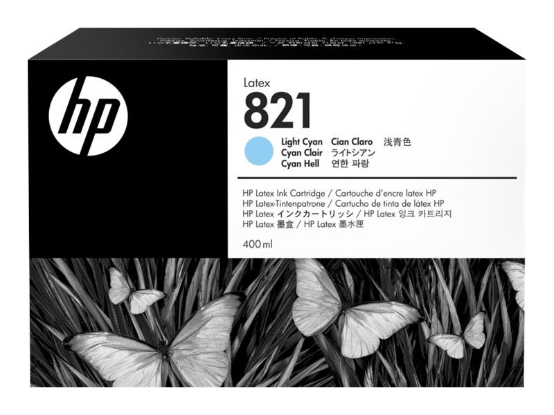 Cartouche d'encre Latex HP 821A Cyan clair - 400 ml
